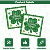 40Pcs St Patricks Day Napkins, 6.5 Inch Shamrock Napkins, Disposable Green Lucky Clover Cocktail Beverage Dinner Paper Napkins for Saint Patrick's Day Table Decorations, Irish-Themed Party Supplies view 3