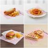 50 PCS Sandwich Wrapping Paper Sheets, Holiday Wax Paper Sheets for Food, Greaseproof Waterproof, Food Wax Papers Sheet for Bread Sandwich Burger,Heart Love Style,Pink view 4