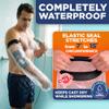 100% Waterproof Cast Covers for Shower Arm - Tight Seal - Reusable Adult Full Arm Cast Protector - Hand, Wrist, Elbow, Forearm - After Surgery Bandage & Dressing Bag Sleeves for Wounds & Burns view 2