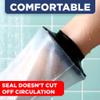 100% Waterproof Cast Covers for Shower Arm - Tight Seal - Reusable Adult Full Arm Cast Protector - Hand, Wrist, Elbow, Forearm - After Surgery Bandage & Dressing Bag Sleeves for Wounds & Burns view 4