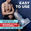 100% Waterproof Cast Covers for Shower Leg - Tight Seal - Reusable Adult Full Leg Cast Protector with Non-Slip Bottom - Knee, Ankle, Foot - Post Surgery Bandage & Dressing Bag for Wounds & Burns view 3