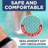 100% Waterproof Cast Covers for Shower Leg - Tight Seal - Reusable Adult Full Leg Cast Protector with Non-Slip Bottom - Knee, Ankle, Foot - Post Surgery Bandage & Dressing Bag for Wounds & Burns view 4