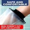 100% Waterproof Cast Covers for Shower Arm - Tight Seal - Reusable Adult Half Arm Cast Protector - Hand, Wrist, Elbow, Forearm - After Surgery Bandage & Dressing Bag Sleeves for Wounds & Burns view 4