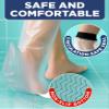 100% Waterproof Cast Covers for Shower Leg - Tight Seal - Reusable Adult Half Leg Cast Protector with Non-Slip Bottom - Knee, Ankle, Foot - Post Surgery Bandage & Dressing Bag for Wounds & Burns view 4