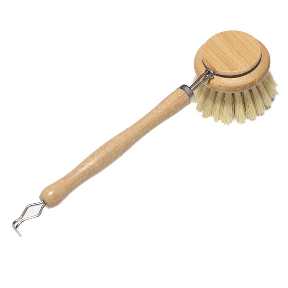 1PCS Kitchen Cleaning Brush Plant Based Set Made By BambooSisalKitchenBottleDish Tools(Dishwashing brush 2)