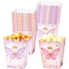 Floral Butterfly Popcorn Favor Boxes butterfly candy Party Wedding Baby view 1