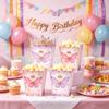 Floral Butterfly Popcorn Favor Boxes butterfly candy Party Wedding Baby view 2
