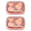 2 Pairs Reusable Noise Canceling Earplugs with Storage Box Soft Comfortable Sleeping Ear Plugs for Travel Office Study Snoring and Relief view 1