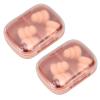 2 Pairs Reusable Noise Canceling Earplugs with Storage Box Soft Comfortable Sleeping Ear Plugs for Travel Office Study Snoring and Relief view 3