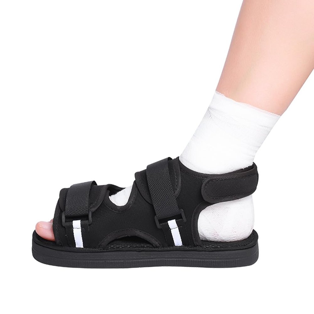 Laway Adjustable Post Op Recovery Shoe for Foot & Ankle Injuries, Lightweight Medical Walking Boot for Fracture, Sprain, Post Surgery, Orthopedic Brace Support for Men & Women(Small)