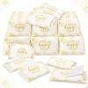 Yinder 60 Bulk Happy Tears Tissue Packs for Wedding 3 Ply Pocket Size Tissues Packs for Guests Facial Individual Wedding Favors Party Supplies Travel Graduation Celebration(Gold Flower) view 1