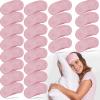 24 Pack Blindfold Eye Mask Cover Sleep Mask for Party Games Travel Sleep Team Build Party Supply with Adjustable Strap for Women Men Kids, Pink view 1
