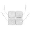 4Pcs Reusable Self Adhesive Replacement Electrode Pads for TENS/EMS Unit Muscle Relieve Electrode Pads view 1