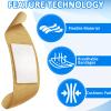 1000 Pcs Fabric Adhesive Bandages Bulk Assorted Sizes Flexible Bandage Patch Breathable Waterproof for Family First Aid Skin Care and Protect Wounds view 3