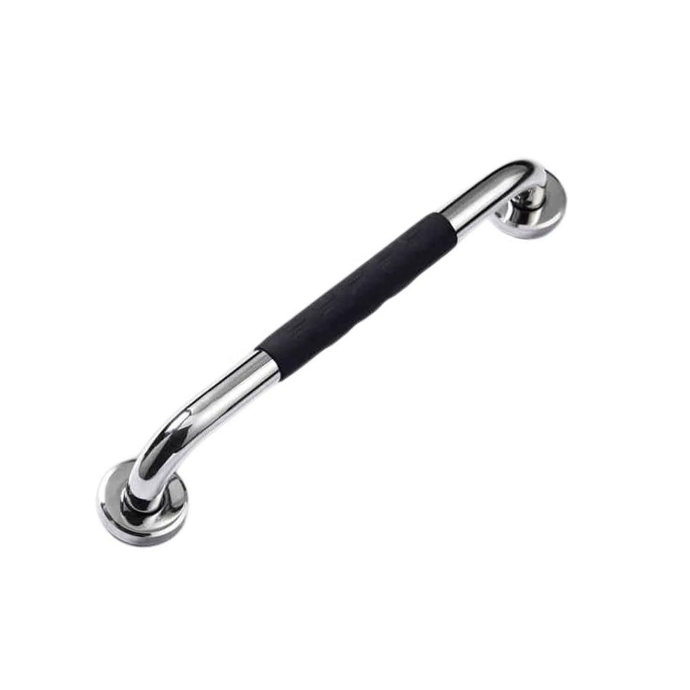Bathroom Grab Bar Holder,Hand Rail Support Handrails Towel Holder for Disabled Elderly Mobility Daily Living Aids Come with Mounted Screws(Black,L-30cm)
