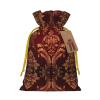 Tnnutp Damask Pattern Christmas Drawstring Gift Bags- Two Sizes From Small To Jumbo, Xmas Party Supplies view 1