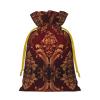 Tnnutp Damask Pattern Christmas Drawstring Gift Bags- Two Sizes From Small To Jumbo, Xmas Party Supplies view 2