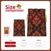 Tnnutp Damask Pattern Christmas Drawstring Gift Bags- Two Sizes From Small To Jumbo, Xmas Party Supplies view 3