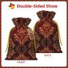 Tnnutp Damask Pattern Christmas Drawstring Gift Bags- Two Sizes From Small To Jumbo, Xmas Party Supplies view 4