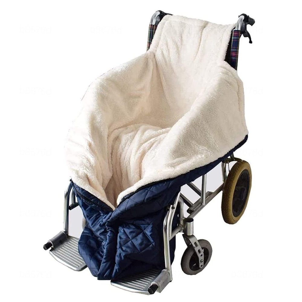 EUQKKWLOY Adults Wheelchair Blanket - Winter Wheelchair Blanket Universal Wheelchair Accessory for Windproof Universal Legs and Feet
