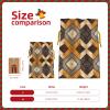 Tnnutp Boho Triangle Stripes Christmas Drawstring Gift Bags- Two Sizes From Small To Jumbo, Xmas Party Supplies view 3