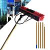 LWJQRSP Glass Cleaning Brush Household Water Supply Telescopic Pole Kit Solar Panel Rotating Brush Solar Photovoltaic Panels9M Water Fed Telescopic Window Cleaning Pole with Solar Panel C view 1