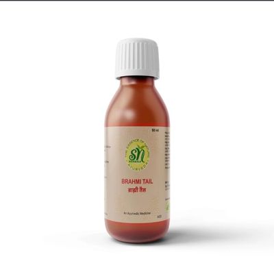 SN Herbals Brahmi Tail (Oil) 50 ml | Ayurvedic Herbal Hair & Scalp Oil with Bacopa Monnieri & Sesame Oil | Traditional Self-Care & Wellness Support