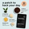 Brain & Energy Patches for Focus, Memory & Peak Performance | Natural Caffeine, B12, Lions Mane & L-Theanine | Skin-Friendly, Water-Resistant | 30 Count view 2
