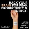Brain & Energy Patches for Focus, Memory & Peak Performance | Natural Caffeine, B12, Lions Mane & L-Theanine | Skin-Friendly, Water-Resistant | 30 Count view 3