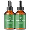 (2 Pack) VertiClear Drops, Verti Clear Liquid Supplement, Premium Formula Natural Comfort Ringing Ear Tinnitus Relief Drop Overall Health Beauty Inner Balance Support, Hearing Care Clarity Gotas (4oz) view 1