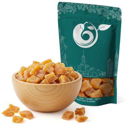 NY Spice Shop Dried Diced Apricots with SO2-5 Pound Dried Apricot Pieces for Snacking - Dehydrated Apricot cubes for Baking and Smoothies - Chewy Apricot Bits for Dessert, Party Treats & Decoration