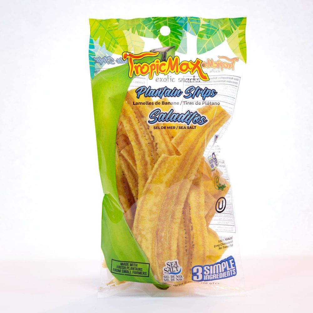 TropicMax Plantain Strips Lightly Salted 2.25 oz