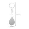 BETOOKY 4pcs Folding Handheld Magnifier Keychains 10X Portable Mini Hand Magnifying Glass with Keyrings for Maps Books Jewelry Reading Supplies view 2