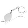BETOOKY 4pcs Folding Handheld Magnifier Keychains 10X Portable Mini Hand Magnifying Glass with Keyrings for Maps Books Jewelry Reading Supplies view 4