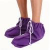 ibasenice Cast Sock Cover for Foot - Windproof Leg Cast Cover with Adjustable Drawstring - Foot and Toes Protective Wound Protector 14.15x10.22x0.39" Purple view 4