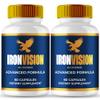 Iron Vision Eye Supplement Capsules, Official Iron Vision for Eyes Pills - Maximum Strength, All Natural Visual Wellness, Eye Comfort & Healthy Vision, Premium IronVision Pills Reviews (2 Pack) view 1