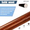 Wooden Leopard Walking Canes, with Ergonomic Handle and Anti Slip Rubber Tip Men Womens Luxury Decorative Cospaly Stick 96cm view 3