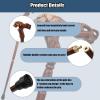 Wooden Leopard Walking Canes, with Ergonomic Handle and Anti Slip Rubber Tip Men Womens Luxury Decorative Cospaly Stick 96cm view 4