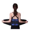 Plus Size Lumbar Support Brace for Men & Women - Lower Back Decompression Belt (Blue, Large) view 1