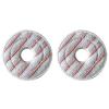 2 Pack Microfibre Washable Clean MopCompatible For ViledaSpin Clean Mop Refill Reusable Wet And Dry Use(Gray 2pcs) view 3