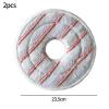 2 Pack Microfibre Washable Clean MopCompatible For ViledaSpin Clean Mop Refill Reusable Wet And Dry Use(Gray 2pcs) view 4