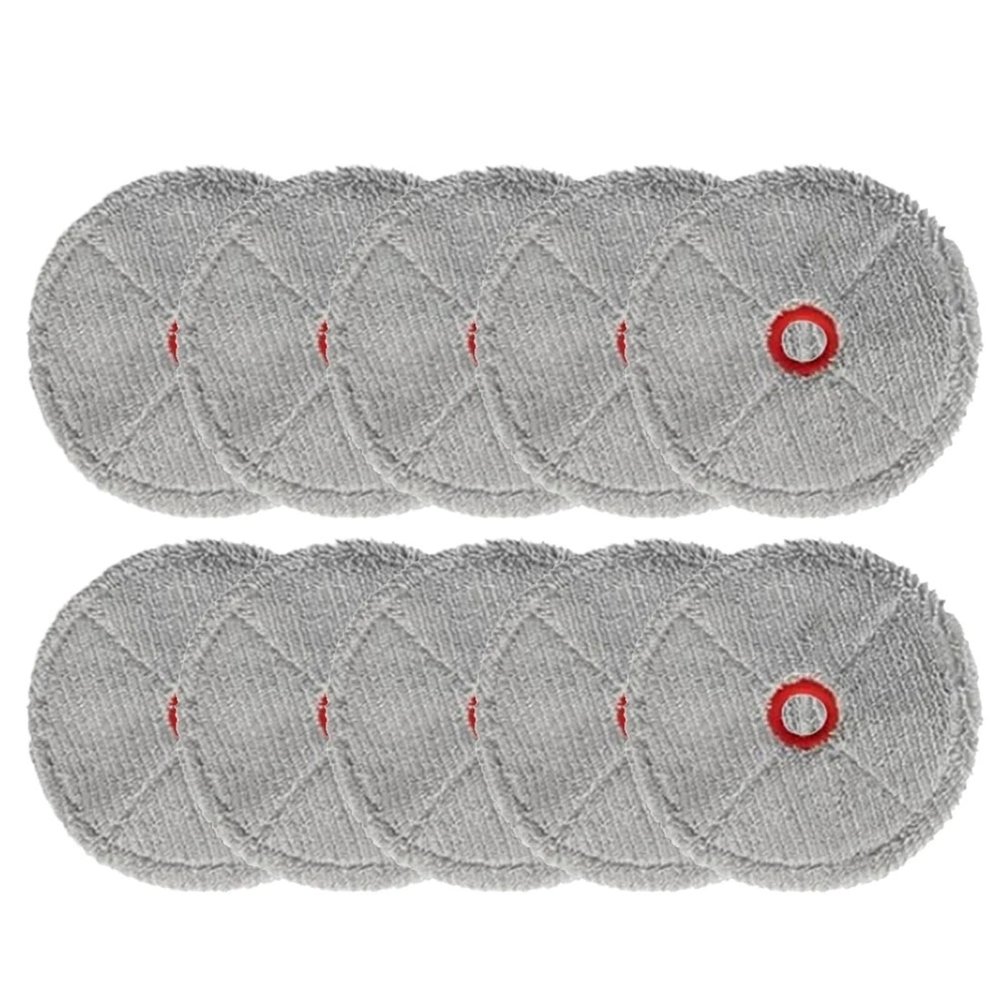 10/4PCS Microfiber Mop Cloth Kit Convenient MoppingCompatible For LGCompatible For RobokingVacuum Cleaner Parts Access(10 Pack)