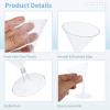 120 PCS Mini Clear Plastic Martini Glasses, 2 oz Disposable Cocktail Glasses, Mini Dessert Cups view 4