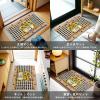 LEQIOLENNG Indoor Door Mat, Farm Sunflowers in Non Slip Doormat Low Profile Welcome Mat, Country Star Black Plaid Soft Entrance Rug for Bedroom Kitchen Bathroom 20"x32" view 4