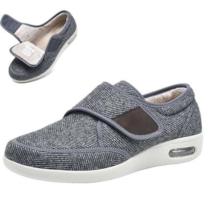 Lightweight Walking Shoes, Warm Diabetic Footwear, Extra Wide Thermal Footwear, Orthopedic Comfortable Casual Slippers, for Edema, Swollen Feet, Arthritis, Foot Pain