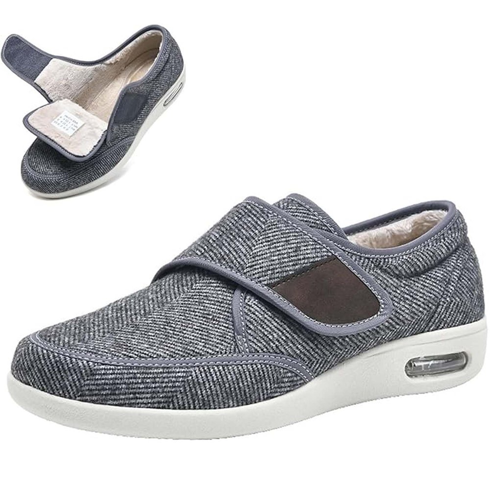Lightweight Walking Shoes, Warm Diabetic Footwear, Extra Wide Thermal Footwear, Orthopedic Comfortable Casual Slippers, for Edema, Swollen Feet, Arthritis, Foot Pain