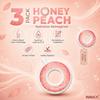 3-Pack Honey Peach Aroma Scent Pods, Only for WAVEX Scent-Powered Water Bottles 0 Sugar & Additives, Calorie-Free Hydration Each Pod Lasts Up to 7L Reusable Scent Rings (Not a food or drink) view 2