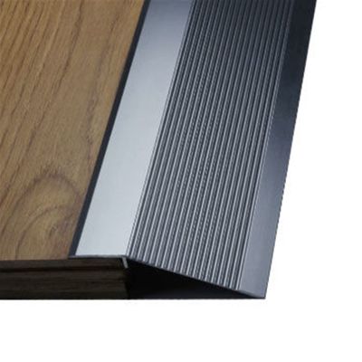 GGAHDSRH Doorway Reducer Wood Floor to Tile, Waterproof Aluminum Thresholds Transition Strip, Indoor Outdoor Ramp Edge Banding, 10cm Width,1.2m/47.2in Length,1.2m/47.2in Length