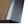 GGAHDSRH Doorway Reducer Wood Floor to Tile, Waterproof Aluminum Thresholds Transition Strip, Indoor Outdoor Ramp Edge Banding, 10cm Width,1.2m/47.2in Length,1.2m/47.2in Length view 1