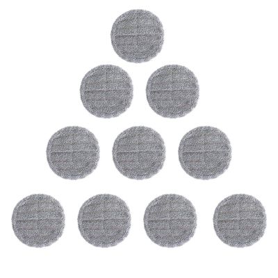 Mop ClothCompatible for Vacuum Cleaner Wet Dry Electric Mop Head Brush Replacement Cleaner Part(10PCS)
